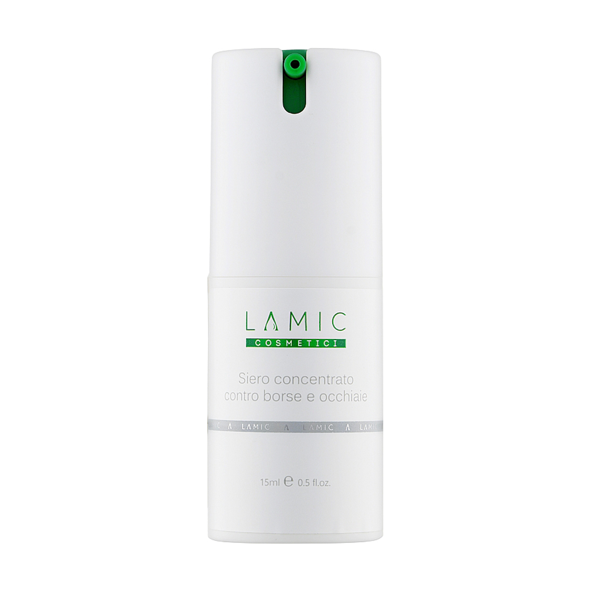 Сироватка-концентрат для шкіри навколо очей Lamic Cosmetici Siero Concentrato Contro Borse E Occhiaie, проти темних кіл та набряків, 15 мл